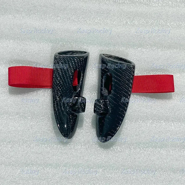 Track Interior Door Handle Pulls Porsche GT3 RS 987 Cayman Boxster Carbon Red