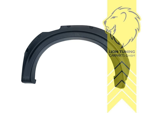 LT ABS Black Wheel Arch Extensions fender flares Ford Ranger T9 IV 22-25 Style2