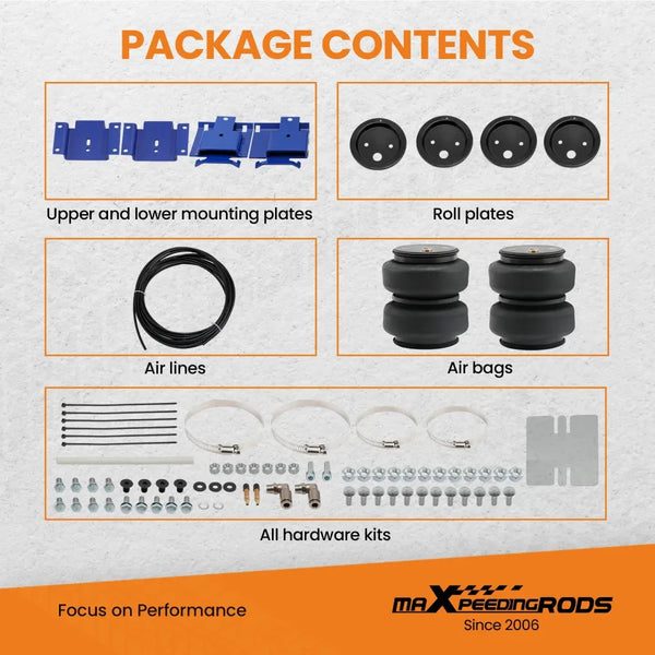 MXPR Air Spring Leveling Kit Dodge Ram 1500 Pickup 5000 lbs 4WD RWD
