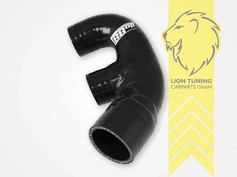 LT do88 Silicone F-hose for Porsche 911 996 Turbo Black 01-06 do88-kit243S
