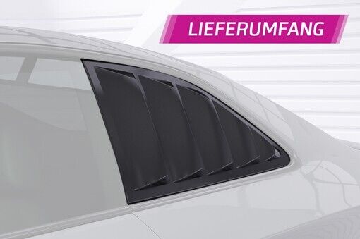 CSR Side window covers louvers Audi A5 S5 RS5 8T Coupe Unpainted ABS Matte Black