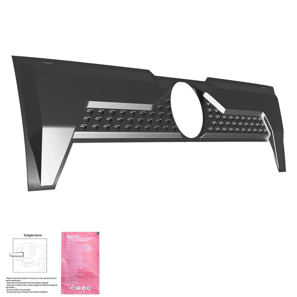 OW  Tailgate Cover Panel Armour VW Amarok 2022+ HD Body Styling Matte Black