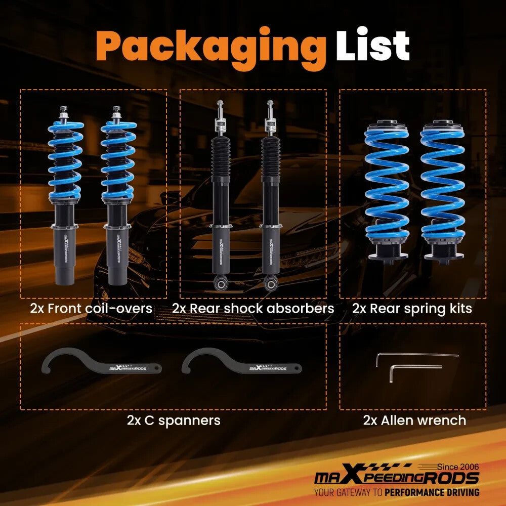 MXPR Pro Performance Lowering Coilovers Suspension Audi A6 C7 2012-2018 QUATTRO