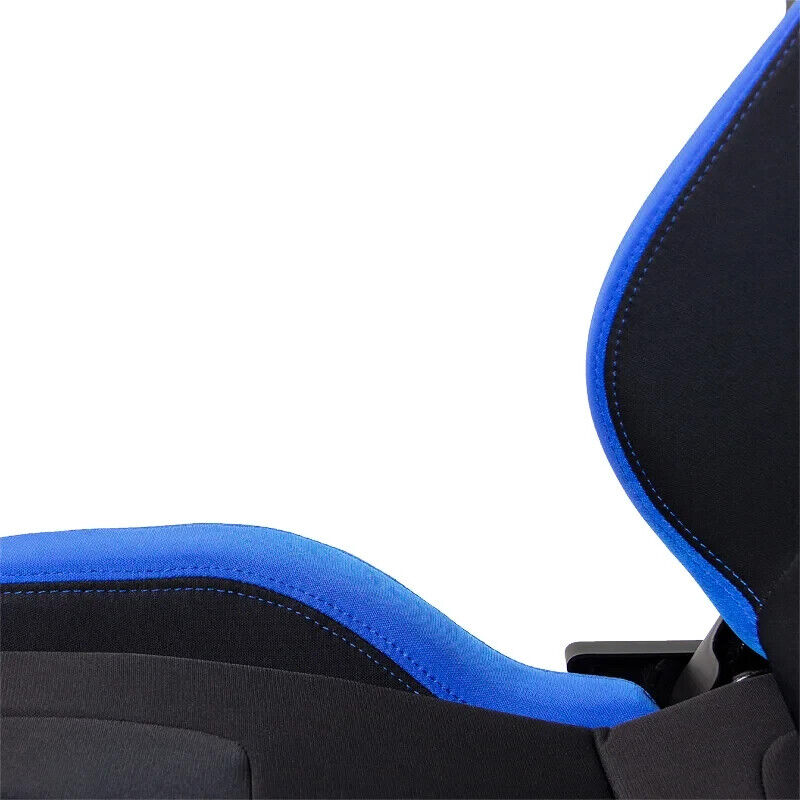 ATS RS6 x1 Universal Car Van 4x4 Motorhome Bucket Seat Black Blue Textile Fabric