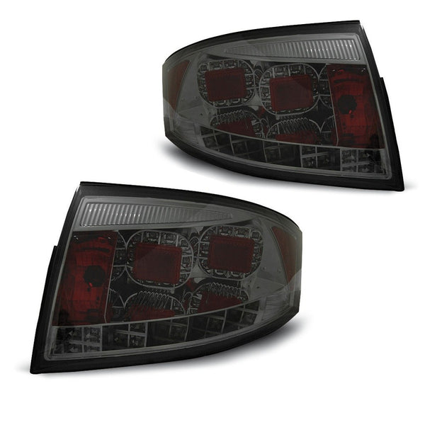 AMCP Pair LED Lightbar Rear Lights Tail Lamps Crystal Block AUDI TT 8N 99-06 LHD