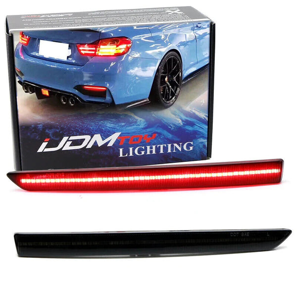 Rear Tail LED Lamp Smoke Rear Light Strip Rear Bumper Reflector Brake BMW F30 M