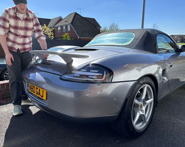 DS Porsche Boxster 986 GT Aero Spoiler Rear Wing Tail Boot Mounted 96-12