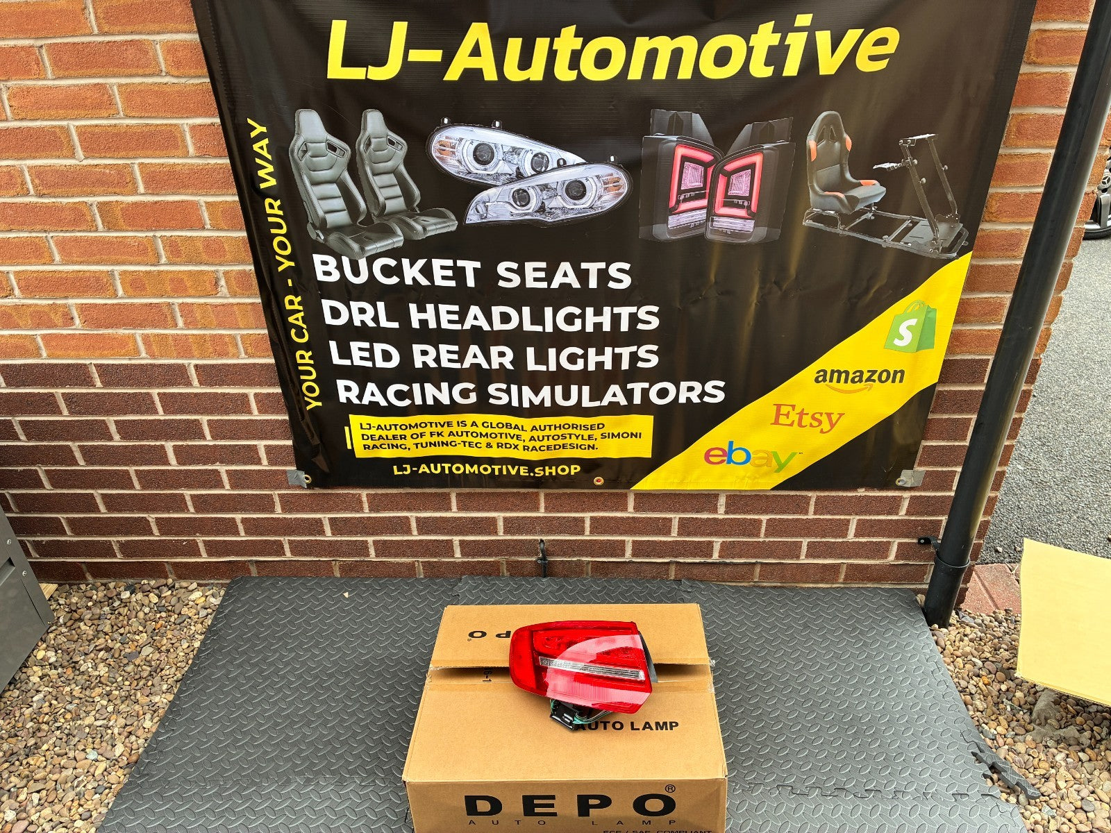 UK LT LED Lightbar Rear Lights Tail Lamps Audi A3 SB 8P 8PA 04-08 Red S3 LHD