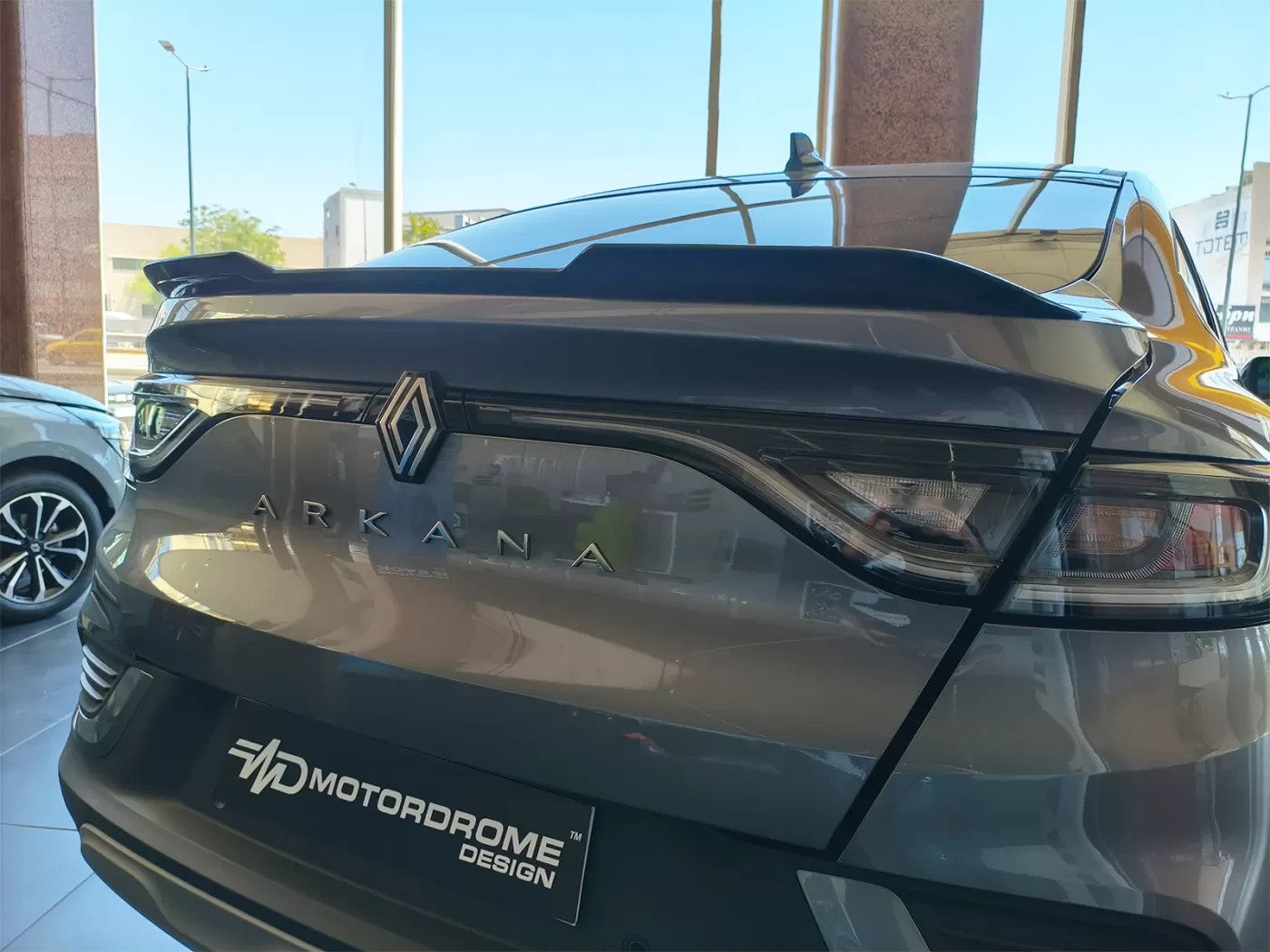 Motordrome Rear Lip Spoiler Wing Renault Arkana Mk1 PU UNPAINTED