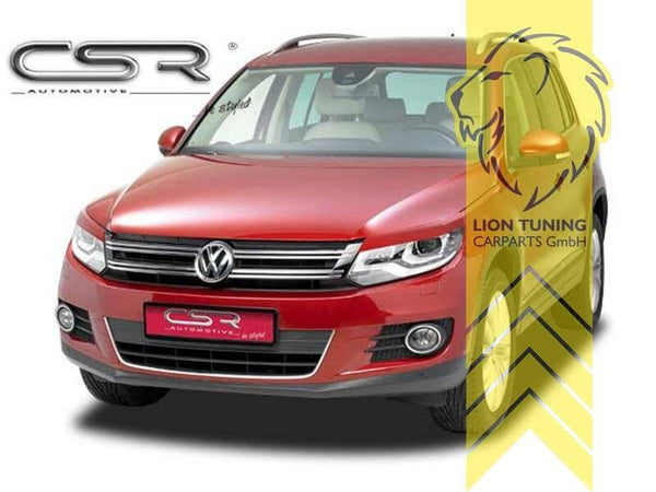 LT CSR headlight eyelids covers trims VW Tiguan 5N Facelift 11-16 ABS Paintable