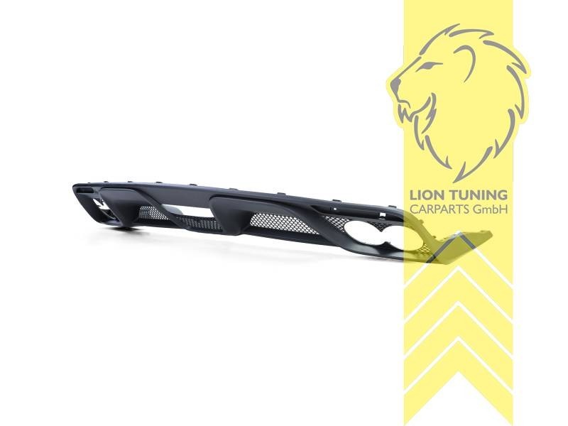 LT Rear Bumper Rear Diffusor black gloss Ford Mustang 6 + Shelby GT350 14-17