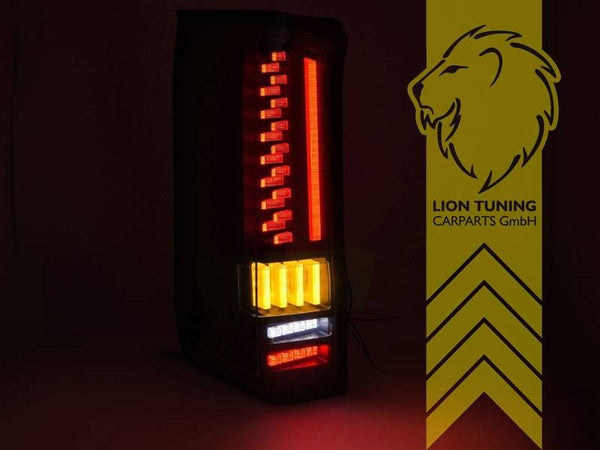 LT Pair LED Lightbar DRL Rear Lights Tail Lamps VW Crafter SY SZ SX UY Red LHD