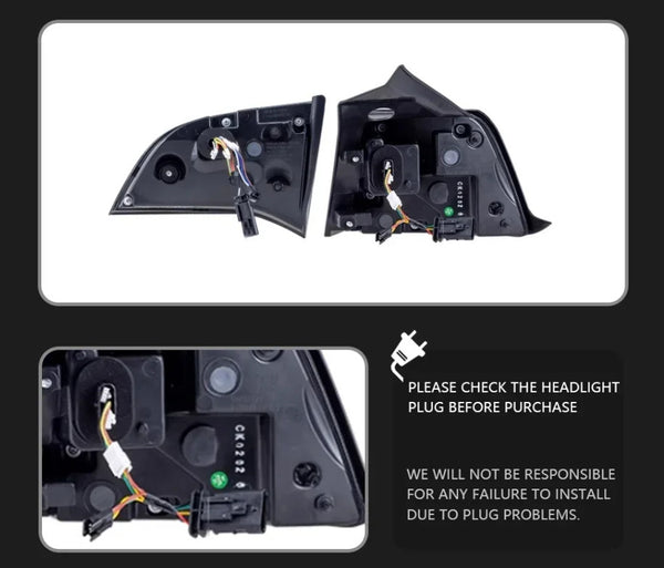 TYPY Pair Tesla Model 3 Y LED DOT MATRIX Stop TEXT Dynam Rear Lights Tail LHD