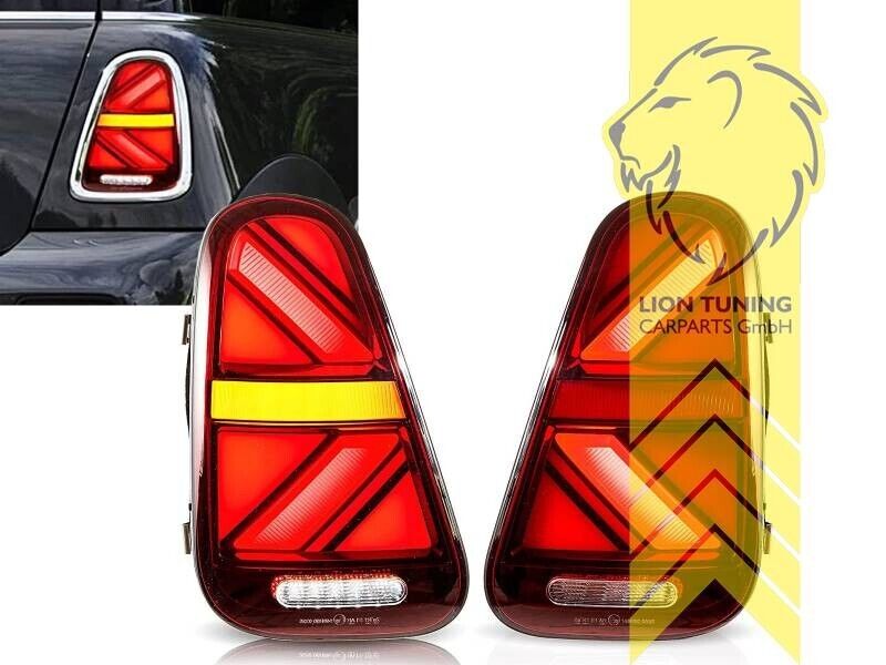 LT Pair LED Lightbar Rear Lights Tail Mini Cooper One R50 R52 R53 Red 01-08 JCW