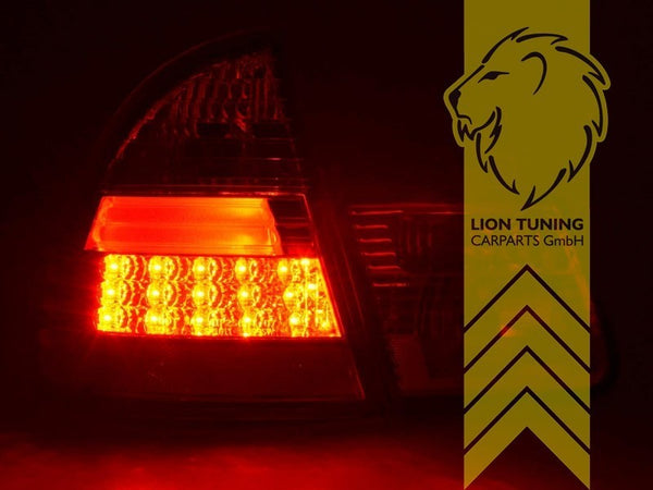 LT Pair Rear Lights Tail Lamps BMW E46 99-05 Touring + Facelift 3-Series red LHD