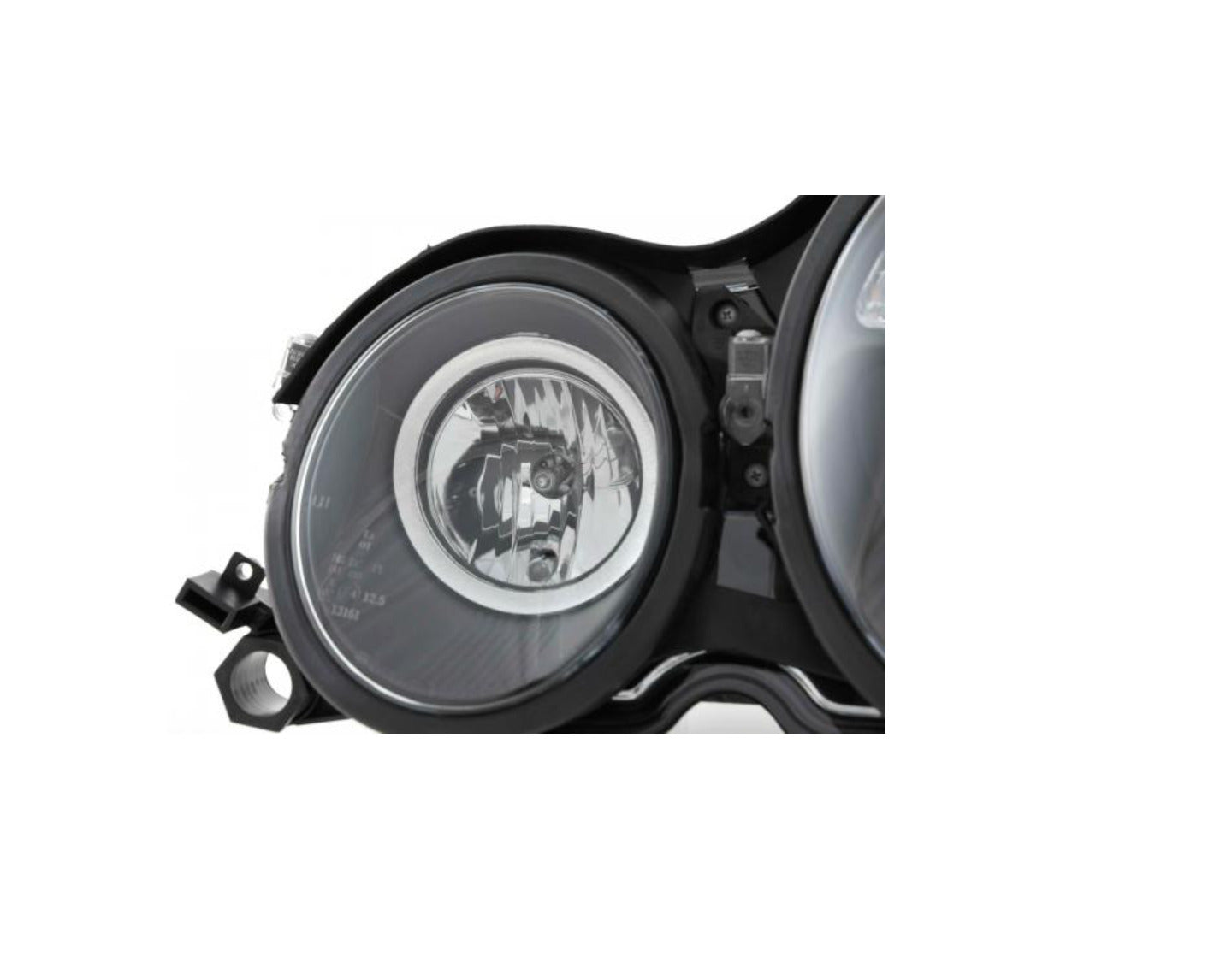 FK LED DRL Angel Eye Halo Headlights Mercedes E-Class W210 210 99-01 black RHD