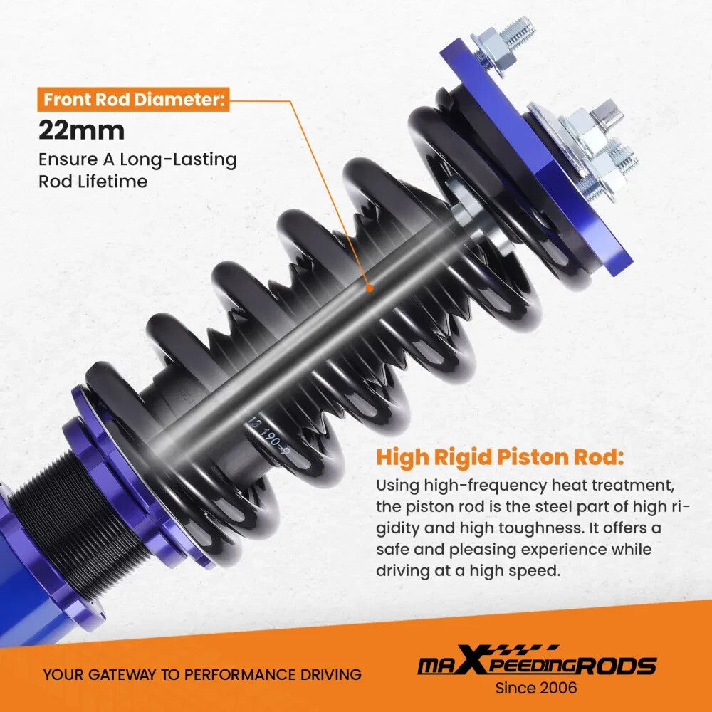 MXPR Adjustable Lowering Coilovers Lexus IS250 IS350 GSE20 GSE21 GS300 09-13