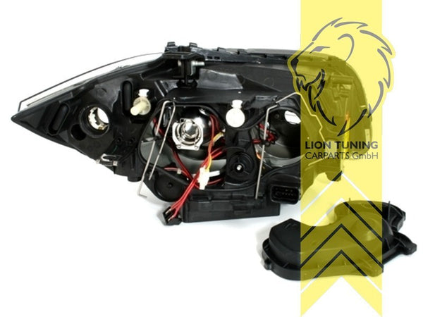 UK LT LED DRL Halo Eye headlights BMW E81 E82 Coupe E87 E88 Cabrio chrome LHD