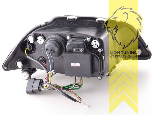 LT LED DRL Lightbar Halo Ring Headlights Seat Ibiza 6L chrome 6L1 6L2 02-09 LHD