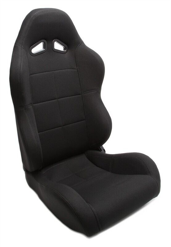 TATECH x1 Single Universal Bucket Seat Car Racing Sim black Perforated Textile