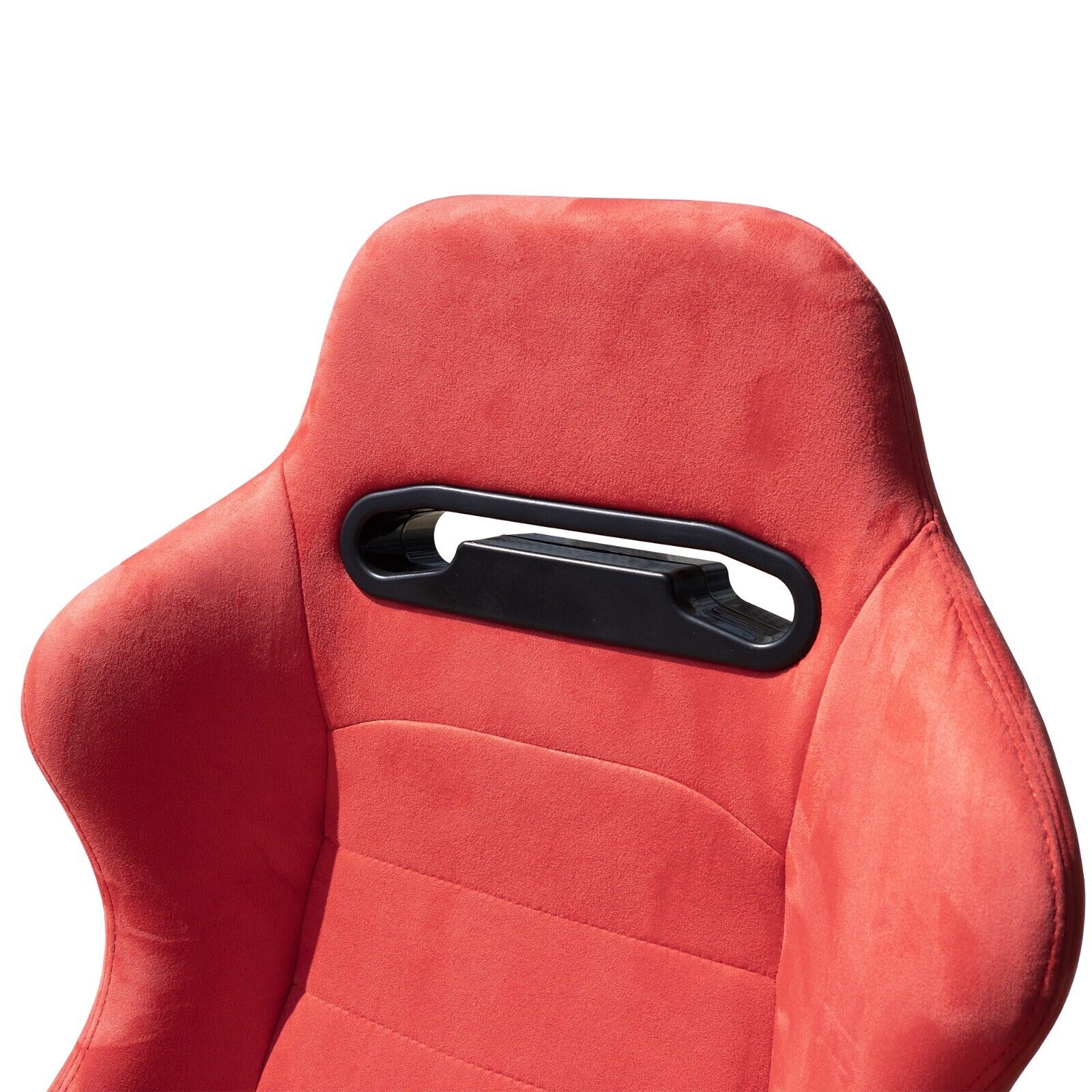 Simoni Racing Reclining Alcantara Red x1 Universal Sports Bucket Seat + slides