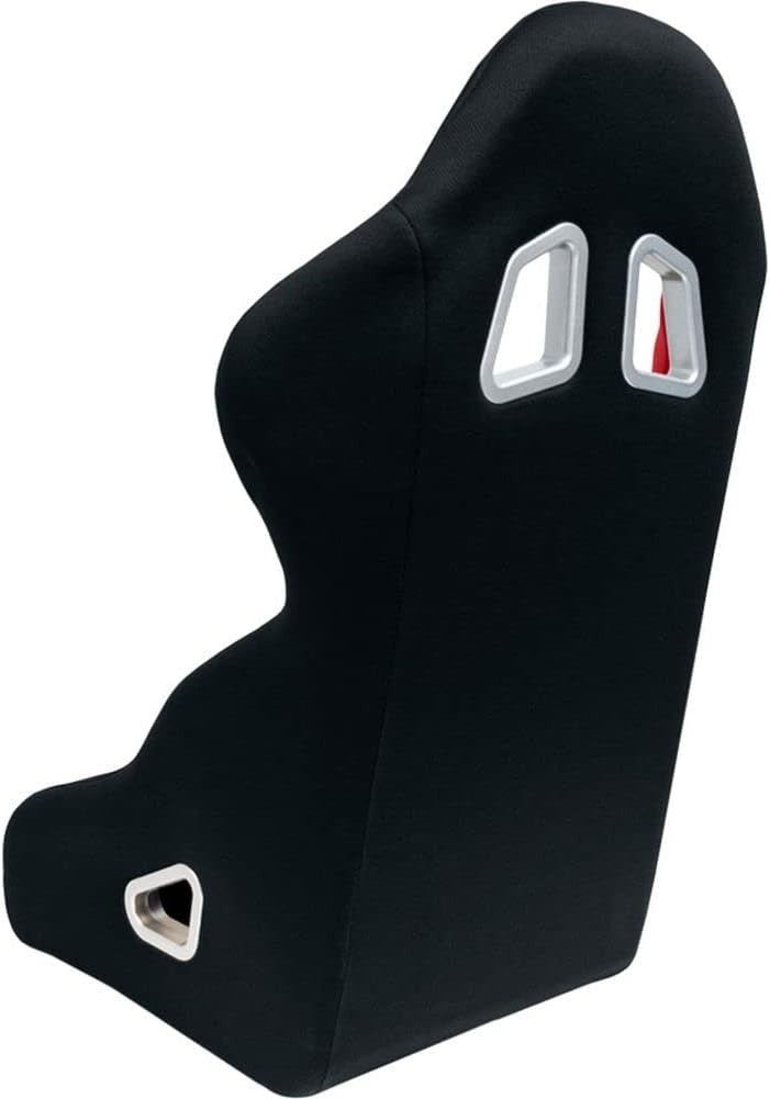 ATS Pair x2 Black & Red Sports Car Van Camper Universal Bucket Seats inc slides