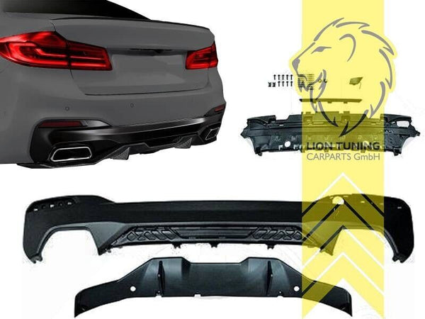 LT Rear apron rear bumper spoiler diffuser BMW F22 F87 M2 Coupe 4-pipe 13-21