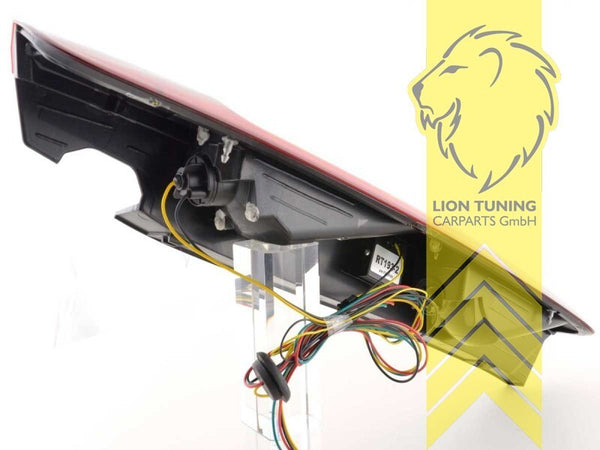 LT Pair LED Lightbar Rear lights Ford Focus 2 FL DA 08-11 hatchback red LHD