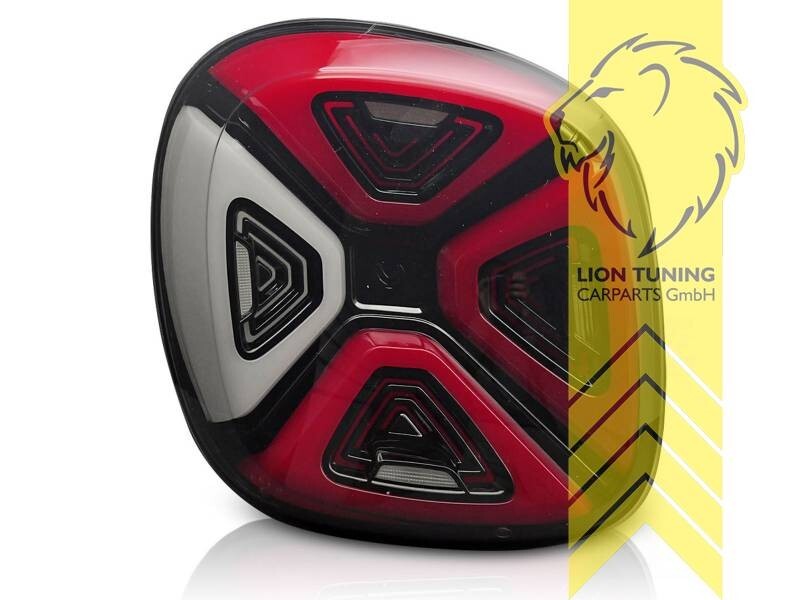 LT Pair LED Lightbar DRL Rear Lights Tail Smart 453 Fortwo Fourfour black smoke