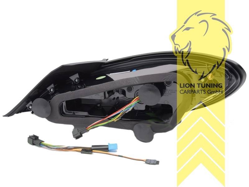 LT Pair LED Lightbar DRL Rear Lights Mercedes CLA C117 black smoke 13-18 LHD