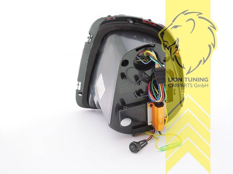 LT Pair LED Lightbar Rear Lights Tail Mini Cooper One R57 R58 R59 Red 08-15 JCW