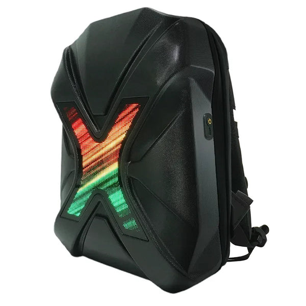 LOY Biosled X-Warrior BT App LED Screen Backpack Bag Rucksack Motorcycle Bike Motorbike Onewheel Electric Skateboard Smart Luggage Hand Luggage Bag