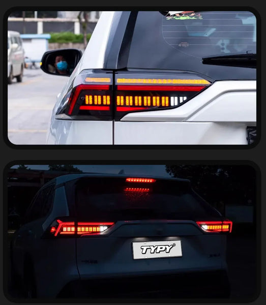 TYPY Pair LED Toyota RAV4 20-24 Dynamic Rear Lights Dynamic Tail Lamps LHD