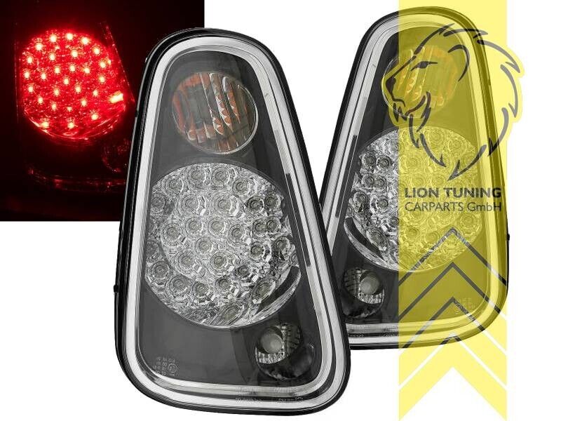 LT Pair LED Lightbar Rear Lights Tail Mini Cooper One R50 R52 R53 black JCW LHD