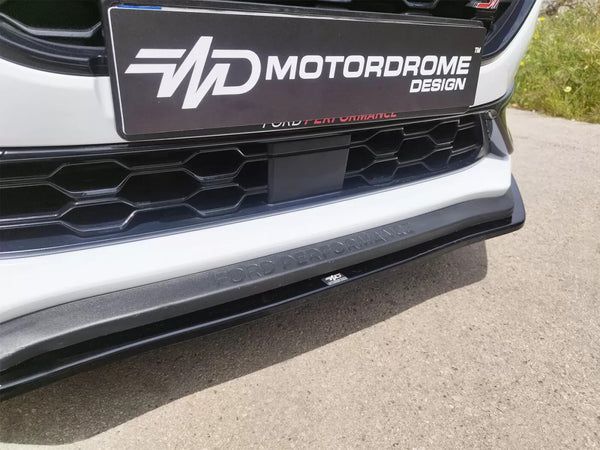 Motordrome Front Splitter Diffuser Ford Puma ST 2019+ + Facelift Gloss Black