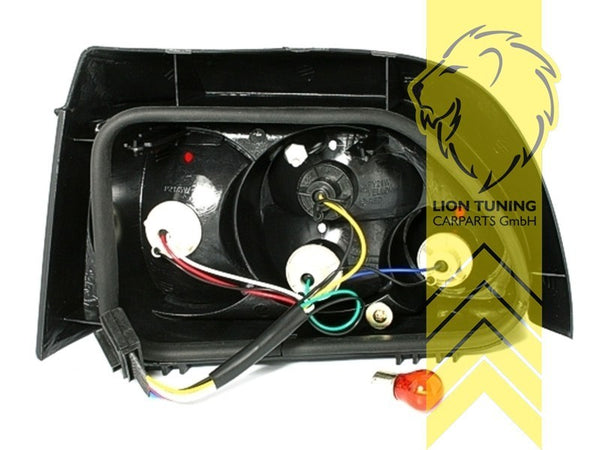 LT Pair Halogen Rear Lights Tail Lamps Renault Clio A B57 C57 90-98 chrome LHD