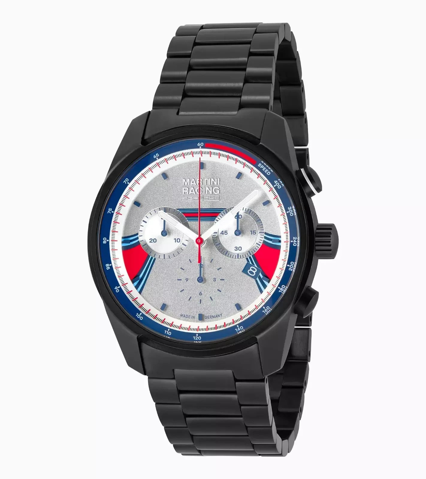 WAP0700200P042 Rare 1911 Limited Edition Genuine Porsche Martini Racing Chrono Mens Watch 42mm Ronda 5030D