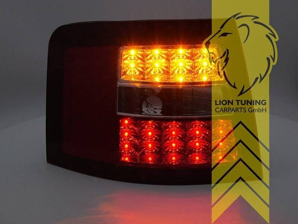 LT Set LED DRL Lightbar Rear Lights Tail Audi A6 C5 4B Avant smoke 97-05 LHD