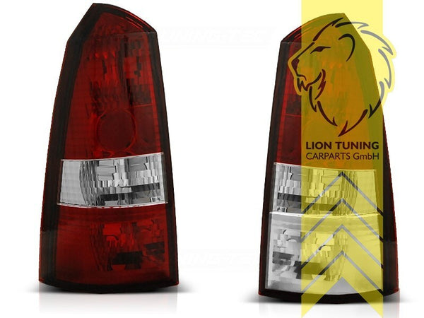 LT Pair Halogen Rear lights Tail Ford Focus 1 MK1 Tournament DNW 99-04 Red LHD