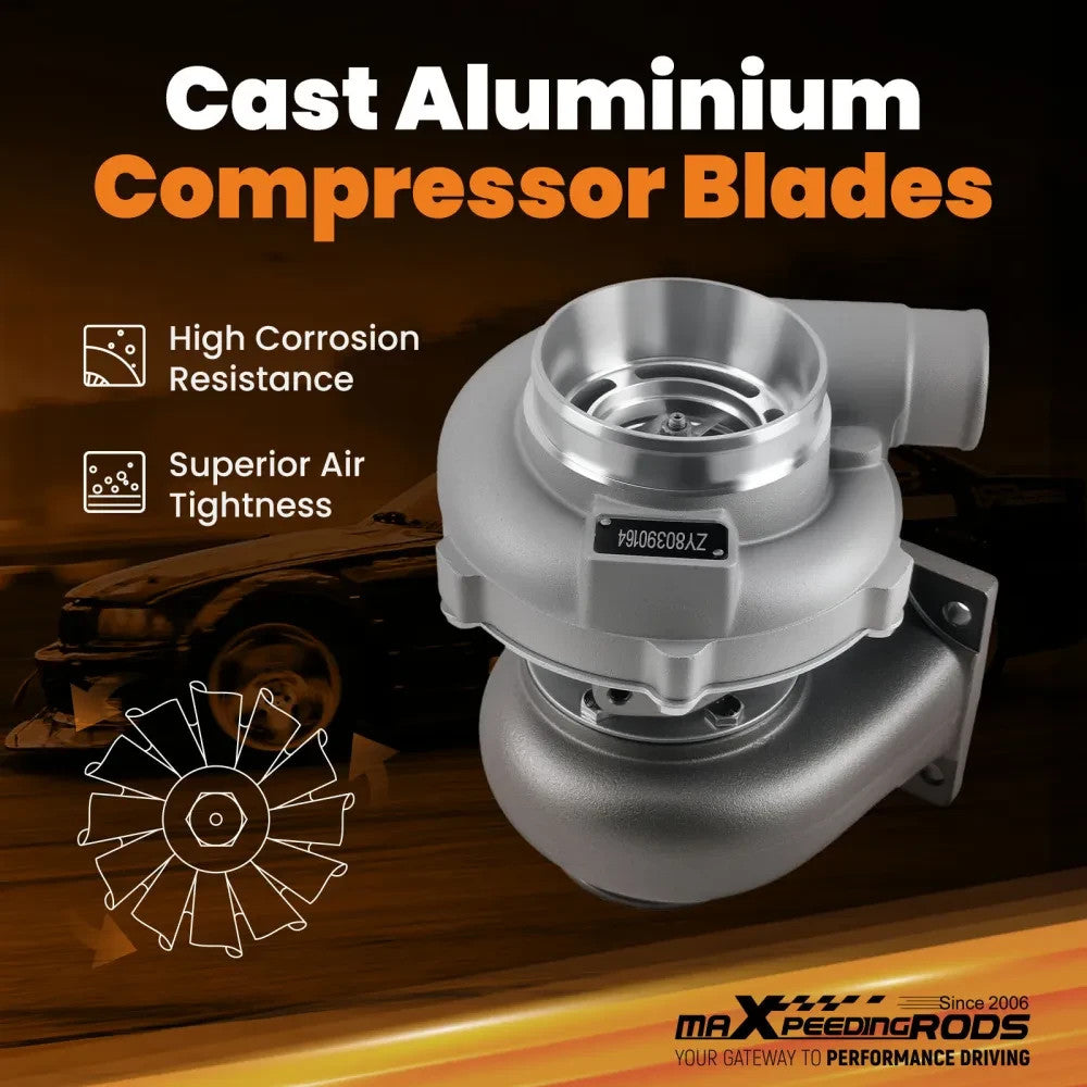 MXPR GT3037 T3 GEN2 Universal Turbo Charger V-Band 2.5-3.0 500+HP Water Cooled