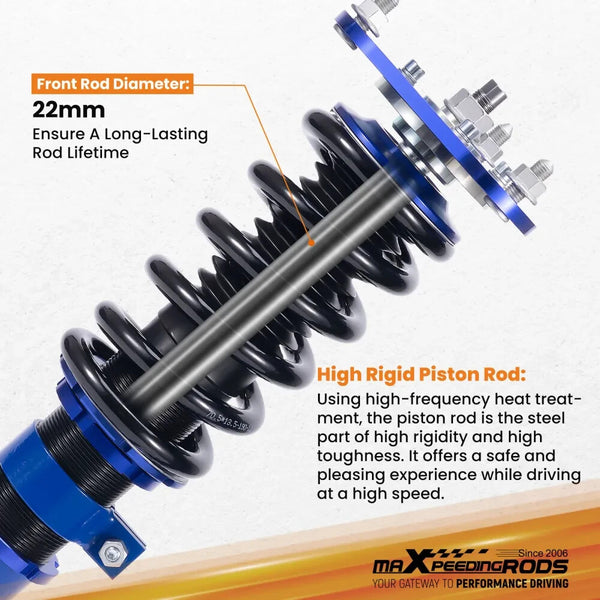 MXPR Adjustable Height Lowering Coilovers Toyota Celica 99-06 T23 1.8 VVT-i TS