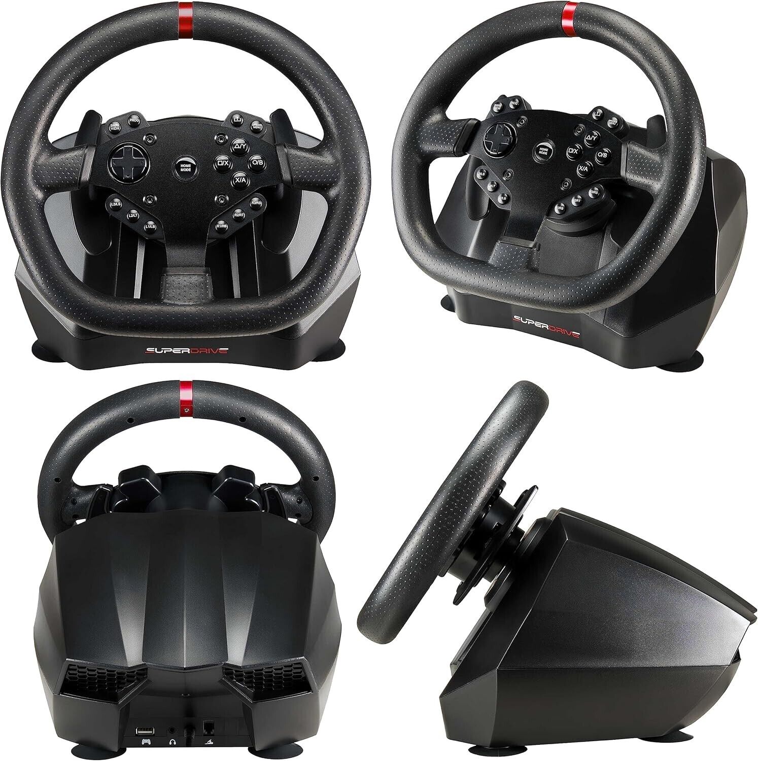 Subsonic Superdrive GS950X 900° racing wheel + manual shifter + 3 pedals