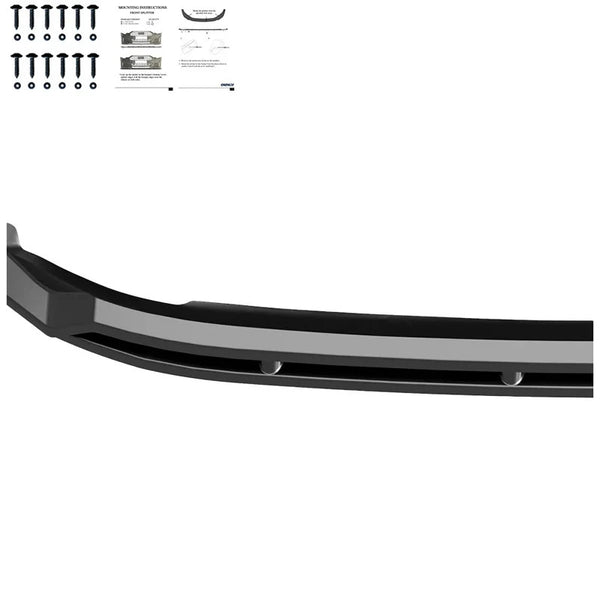 OW Front Bumper Splitter VW Transporter T7 24+ ABS Gloss Black