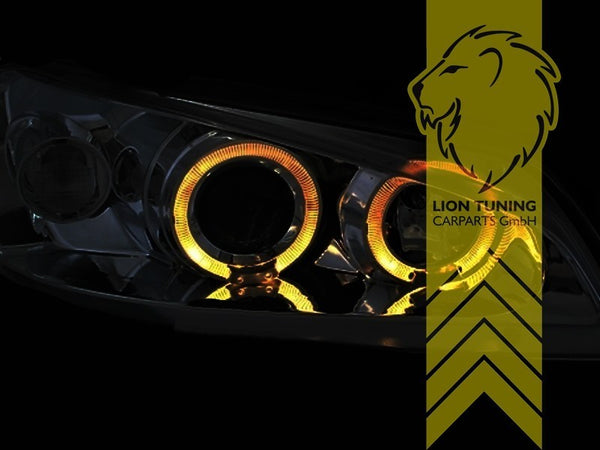 LT Pair LED DRL Lightbar Halo Ring Headlights Peugeot 106 2 1 96-04 chrome LHD