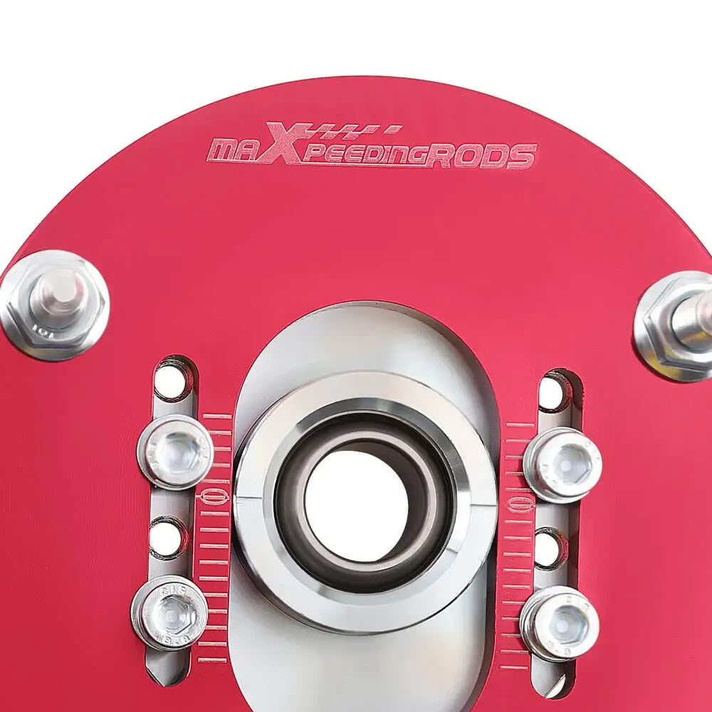 MXPR BMW E46 318 325i 325is M3 Coilover Kit Adjustable Camber Plates Pillow