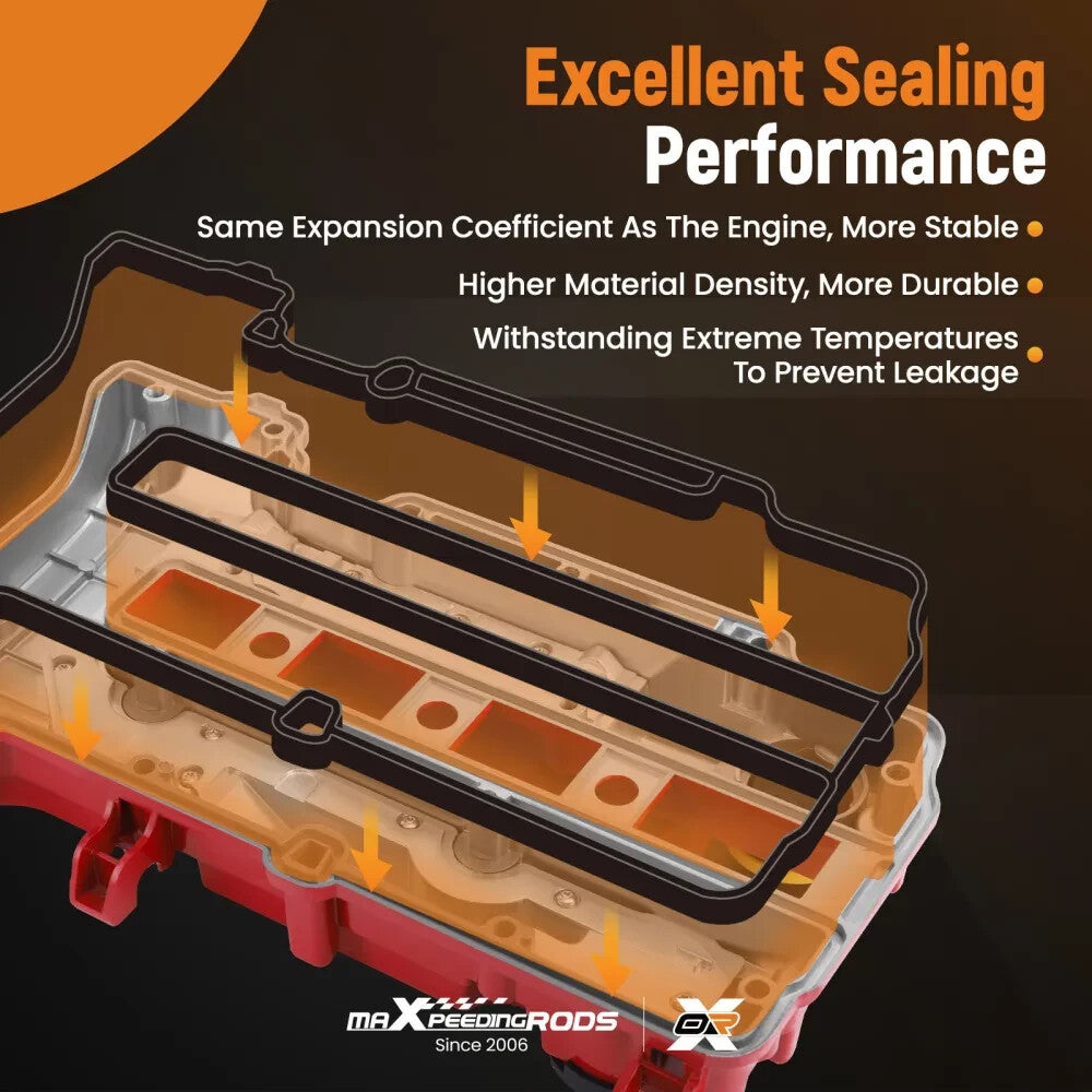 MXPR Aluminium Red Engine Valve Cover Chevy Cruze Sonic Volt 1.4L 11-19