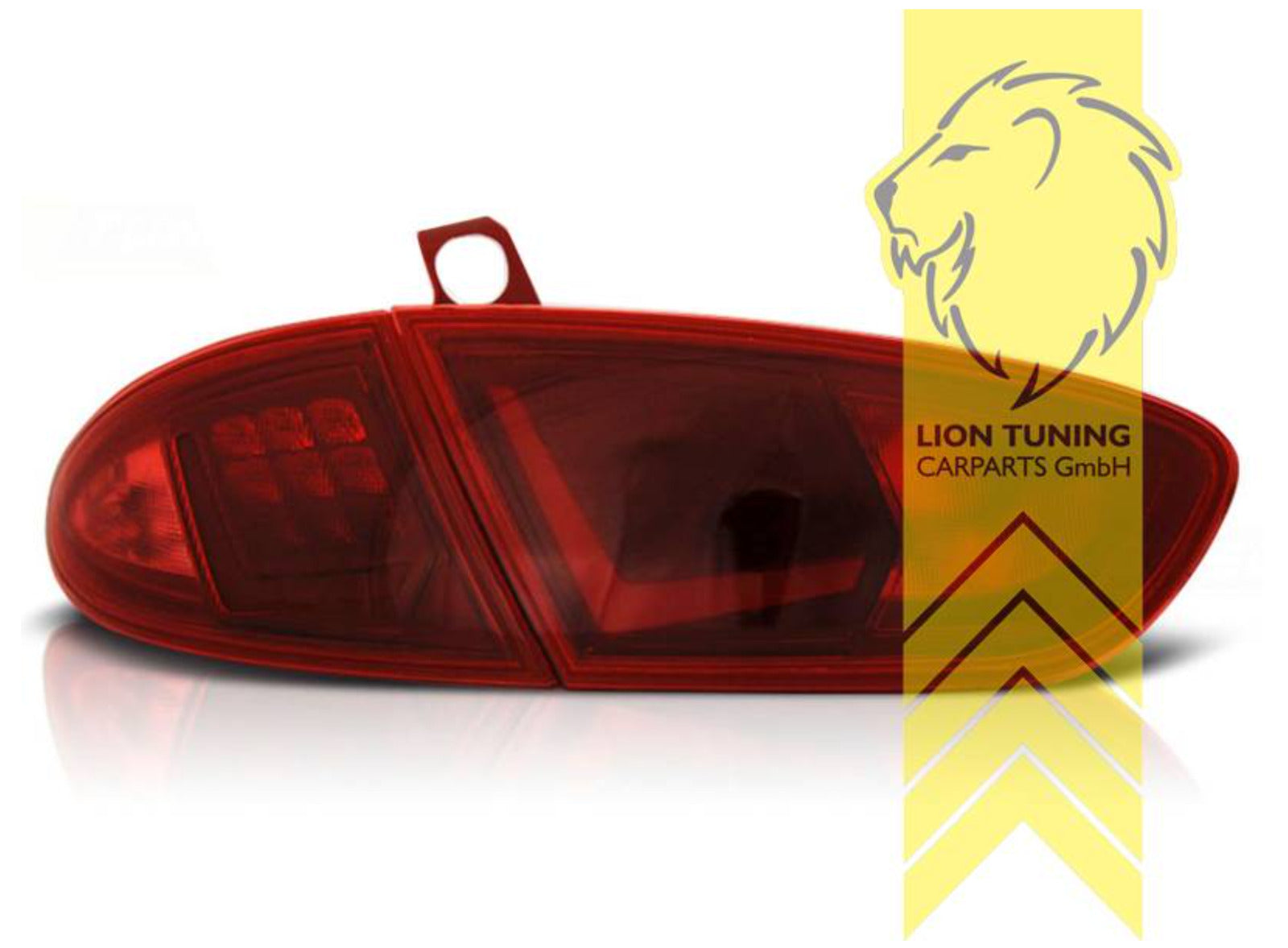 LT LED DRL Lightbar Rear Lights Tail Lamps Seat Leon 1P Facelift red 09-12 LHD