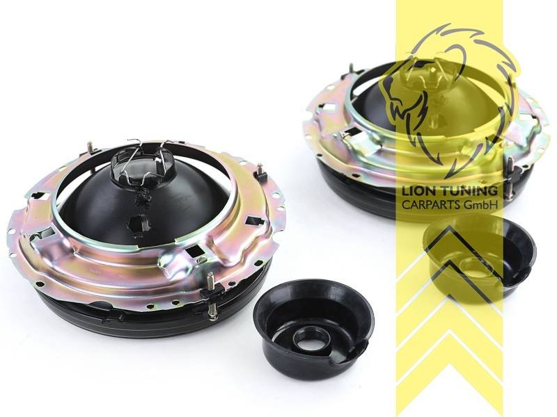 LT Pair Halogen Headlights VW Golf 1 Cabriolet Caddy 1 14 17 155 74-93 LHD