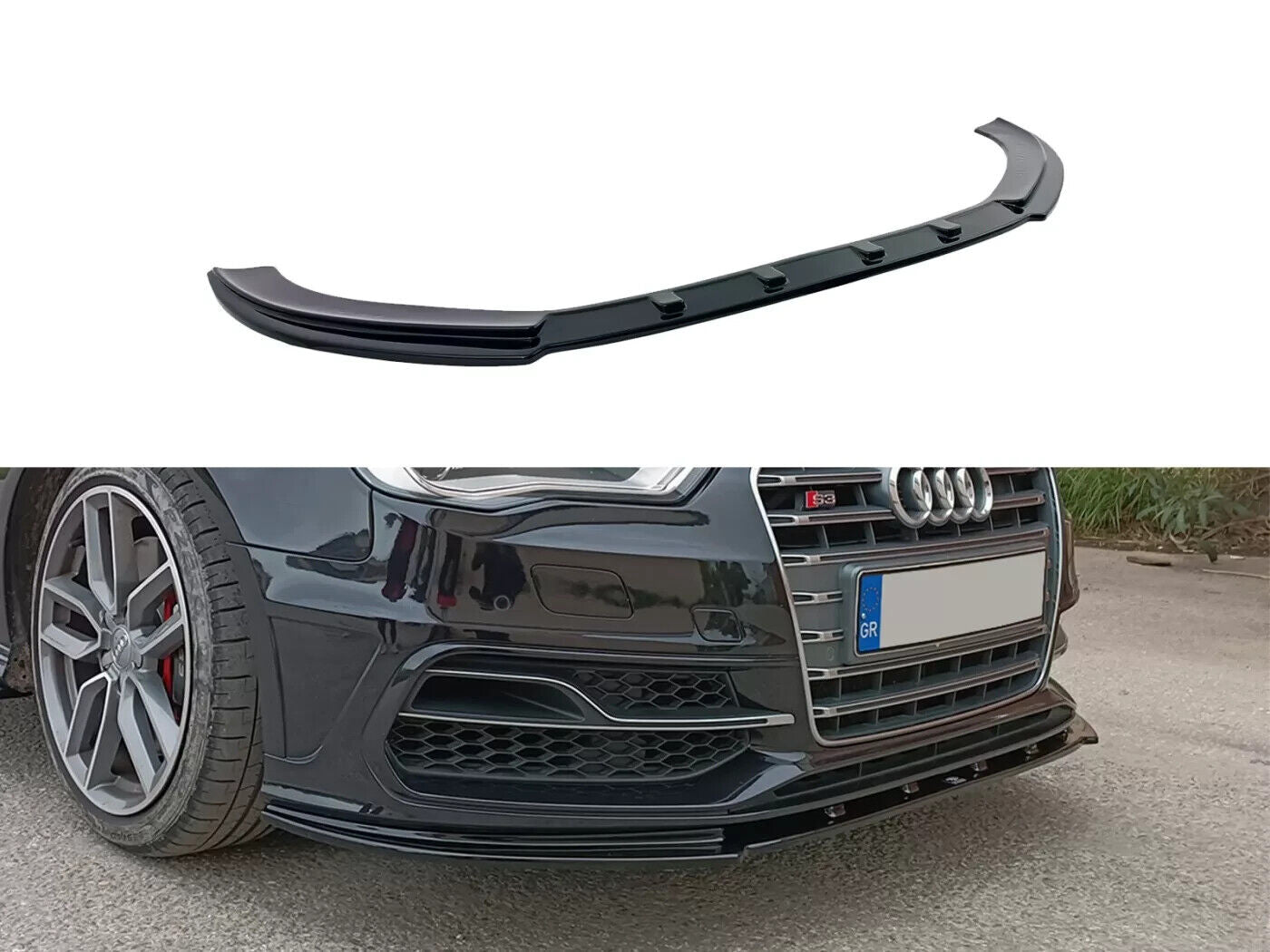 Motordrome Design Front Splitter Audi S3 / A3 S-Line 8V Hatchback / Sportback