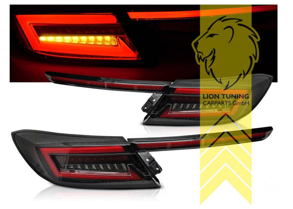 LT Pair LED REAR LIGHTS Tail Lamps Lightbar DRL Toyota GR86 black ZN8 22-23 LHD